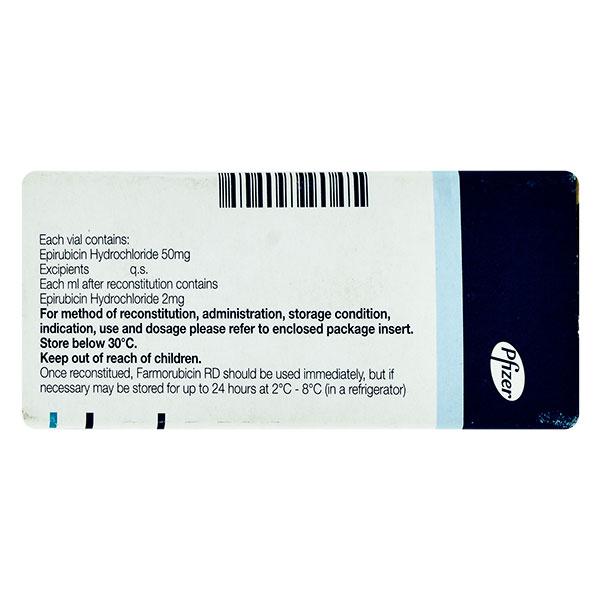 FARMORUBICIN RD 50 Injection 1's