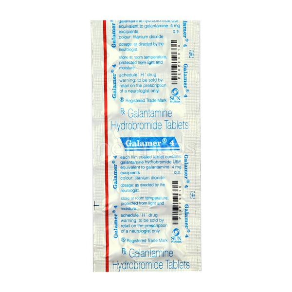 Galamer 4mg Tablet 10'S - Global Surgicals