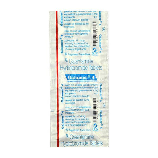 Galamer 4mg Tablet 10'S - Global Surgicals