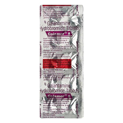 Galamer 8mg Tablet 10'S - Global Surgicals