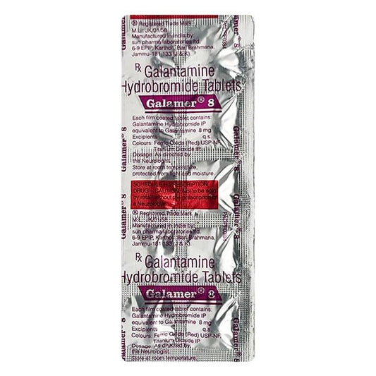 Galamer 8mg Tablet 10'S - Global Surgicals