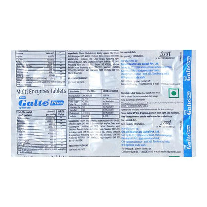 Galto Plus New Tablet 10's - Global Surgicals