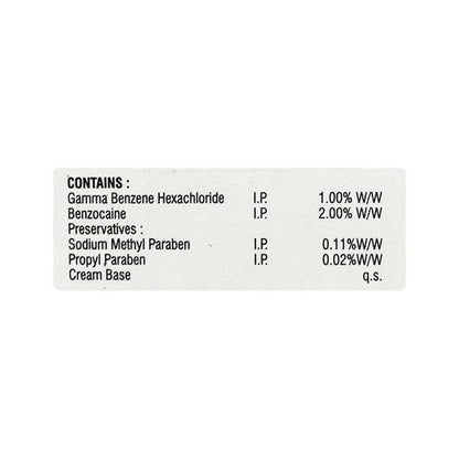GAMASCAB Cream 15gm - Global Surgicals