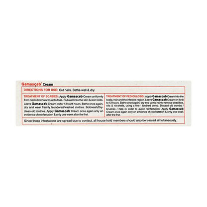 GAMASCAB Cream 15gm - Global Surgicals