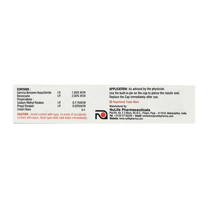 GAMASCAB Cream 15gm - Global Surgicals
