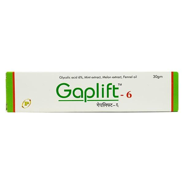 GAPLIFT 6% Cream 30gm - Global Surgicals
