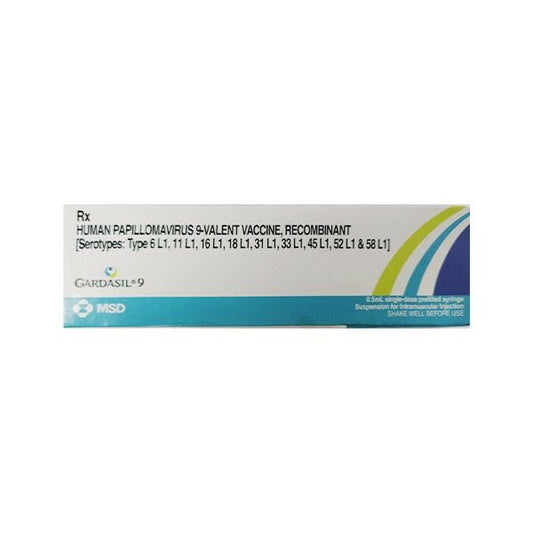 GARDASIL 9 Prefilled Syringe(Pfs) 0.5ml - Global Surgicals