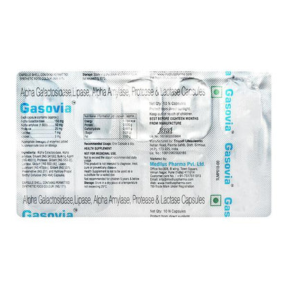 GASOVIA Capsule 10's - Global Surgicals