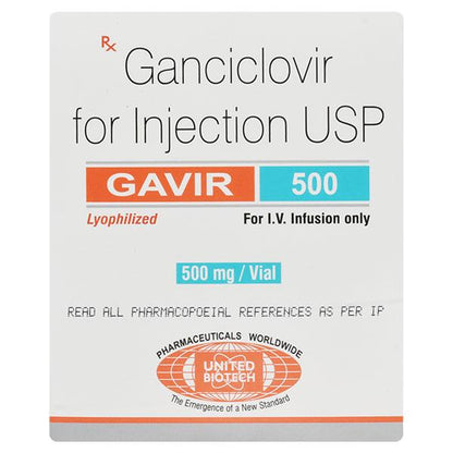 GAVIR 500 Injection 1's - Global Surgicals