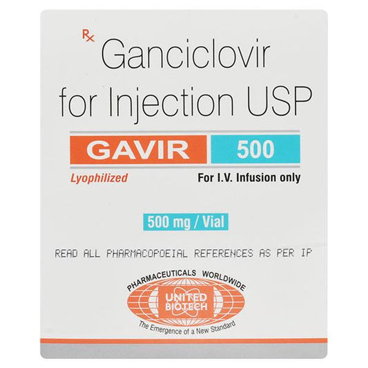 GAVIR 500 Injection 1's - Global Surgicals