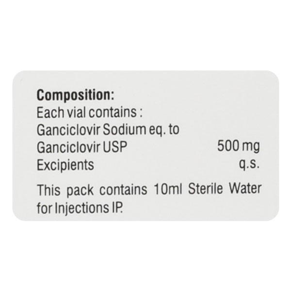 GAVIR 500 Injection 1's - Global Surgicals