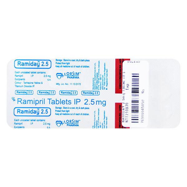 RAMIDAY 2.5mg Tablet 10's