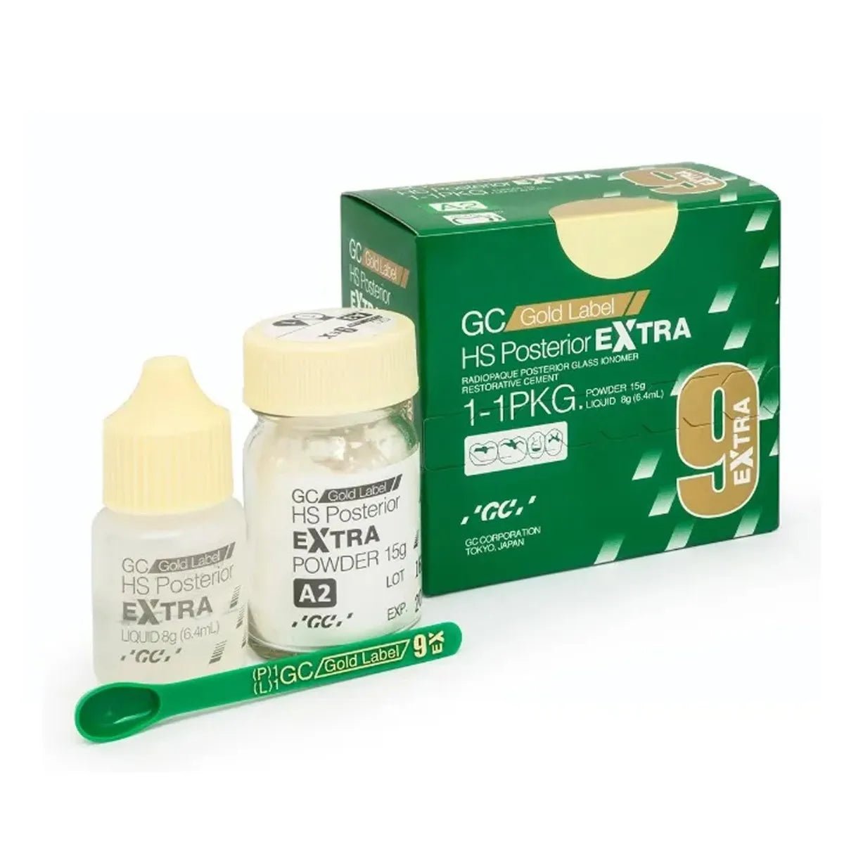 GC Gold Label 9 Extra / Fuji IX Extra (Powder - Liquid) Restorative GIC - Global Surgicals