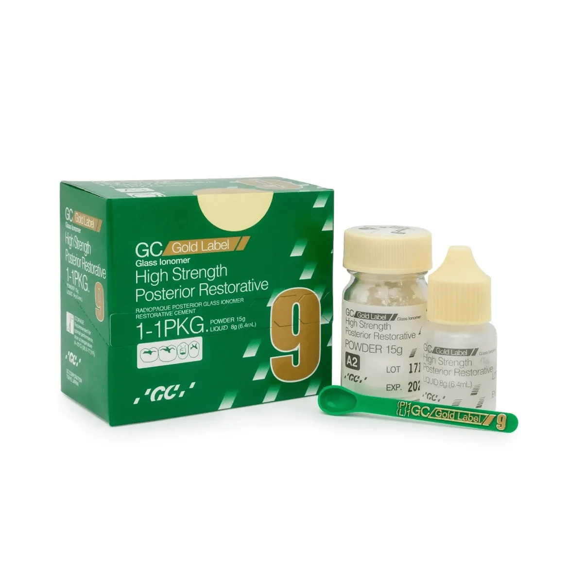 GC Gold Label 9 / Fuji IX (Powder - Liquid) Restorative GIC - Global Surgicals