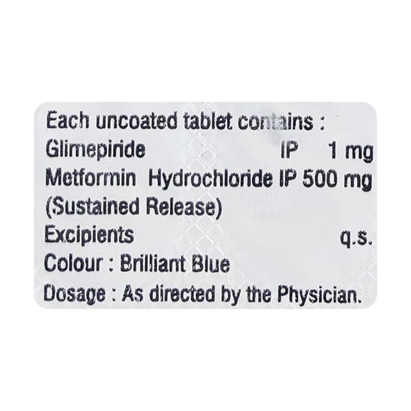 EURIDE M 1 Tablet 10's