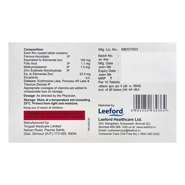 FERIVATE M Tablet 10's