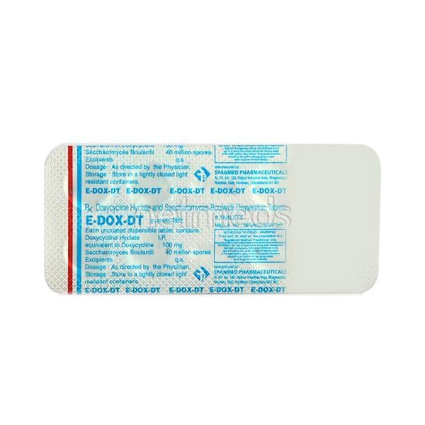 Edox DT 100mg Tablet 8'S