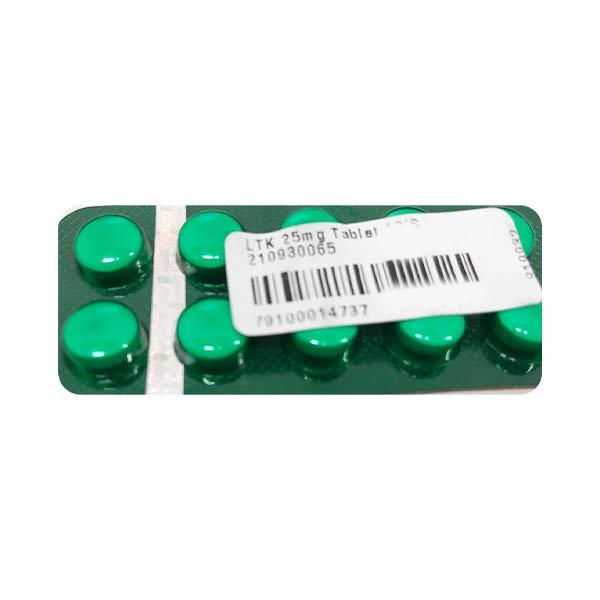 LTK 25mg Tablet 10'S