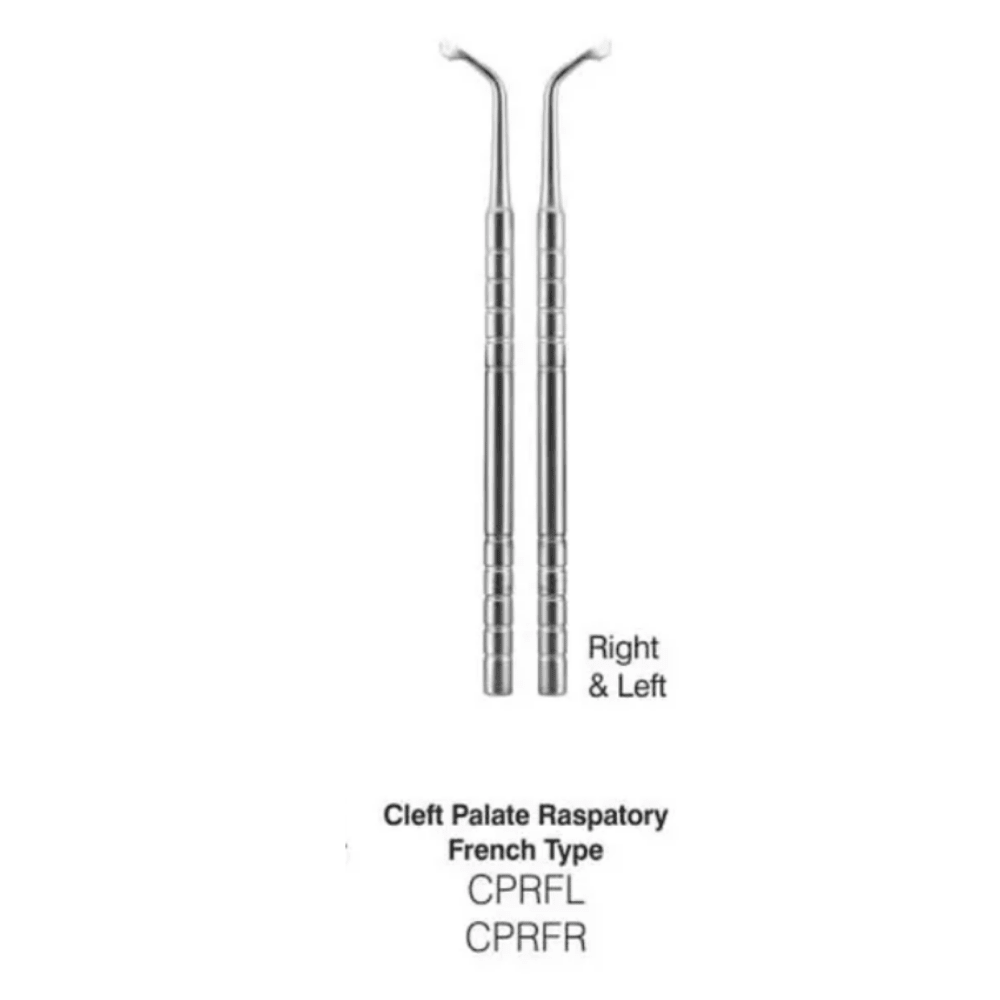 GDC Cleft Palate Raspatory French Type Left Surgical Instrument - Global Surgicals