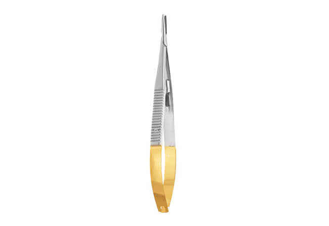 GDC Micro Castroviejo Tc 18Cm Needle Holder - Global Surgicals