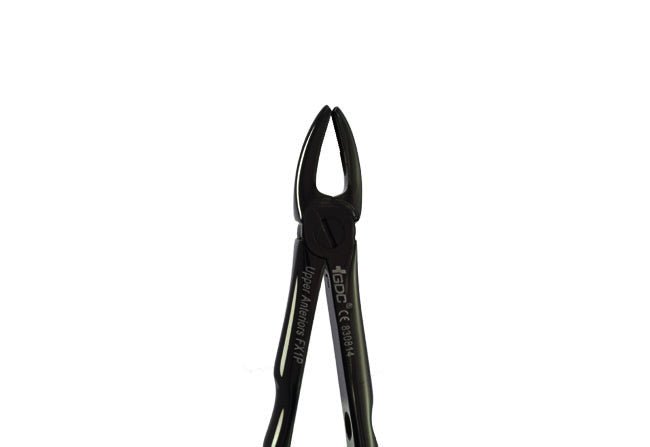 GDC Plasma Black Upper Anterior Extraction Dental Forceps - Global Surgicals