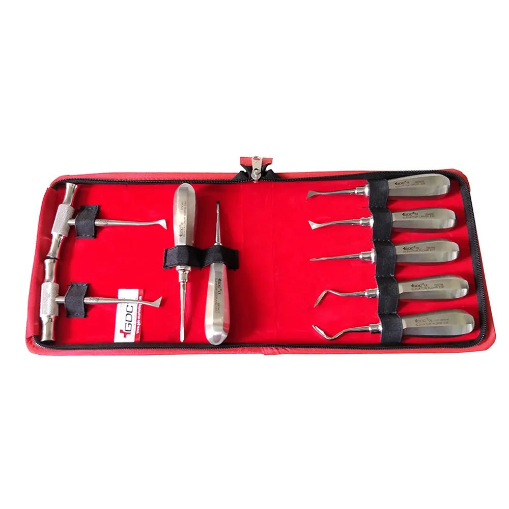 GDC Standard Kit With Cross Bar Surgical Elevators - Global Surgicals