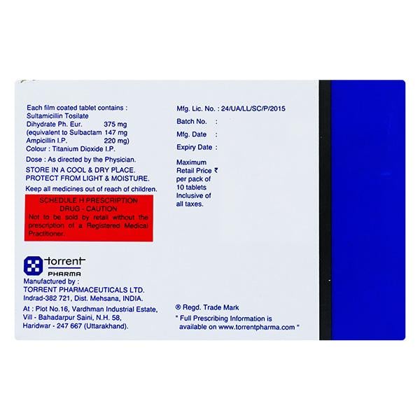 Sulbacin Tablet 10's