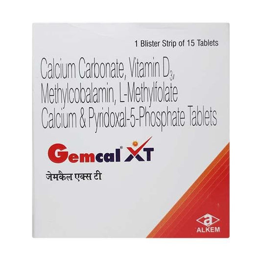 GEMCAL XT Tablet 15's - Global Surgicals