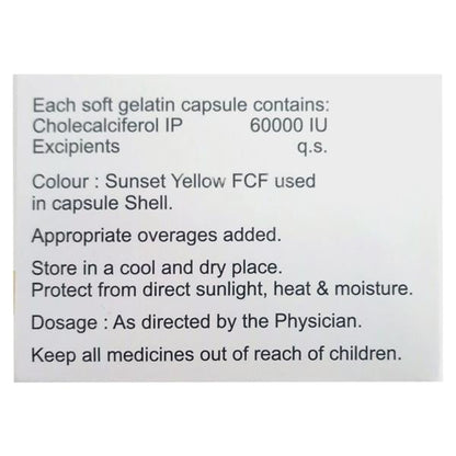 GEN D3 60k Soft Gelatin Capsule 8's - Global Surgicals