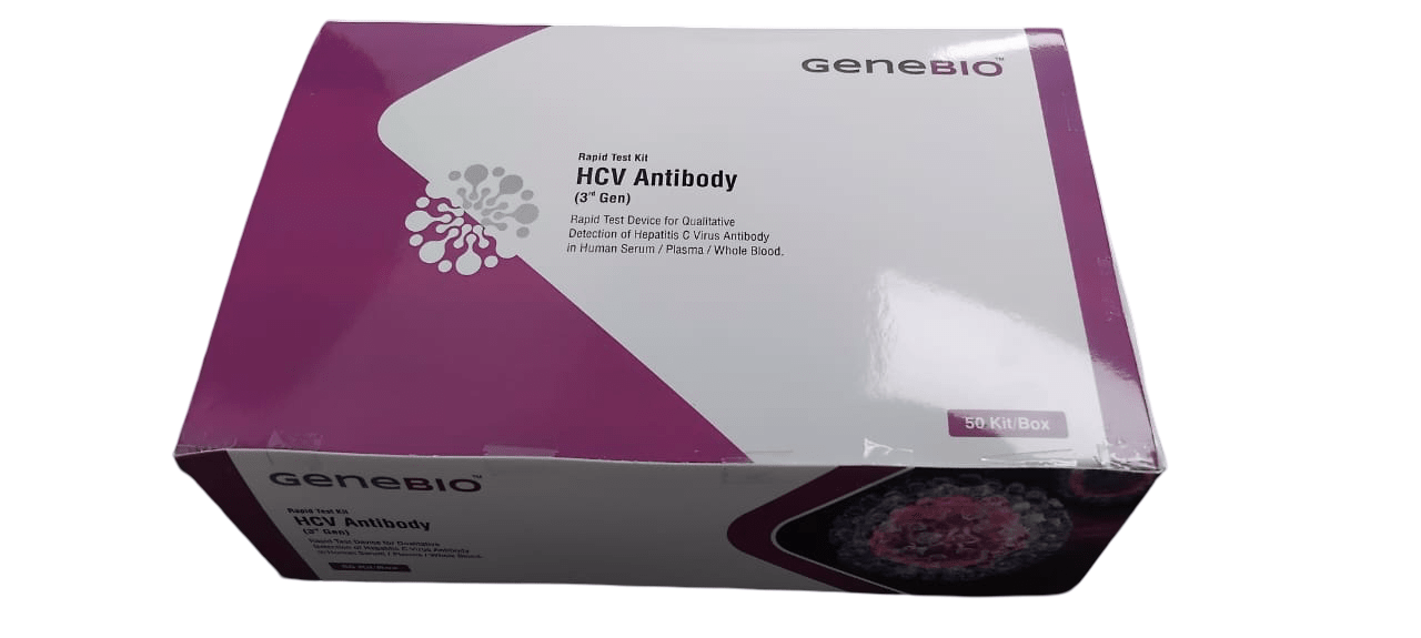 GeneBio HCV - S/P Rapid Test Kit - Global Surgicals