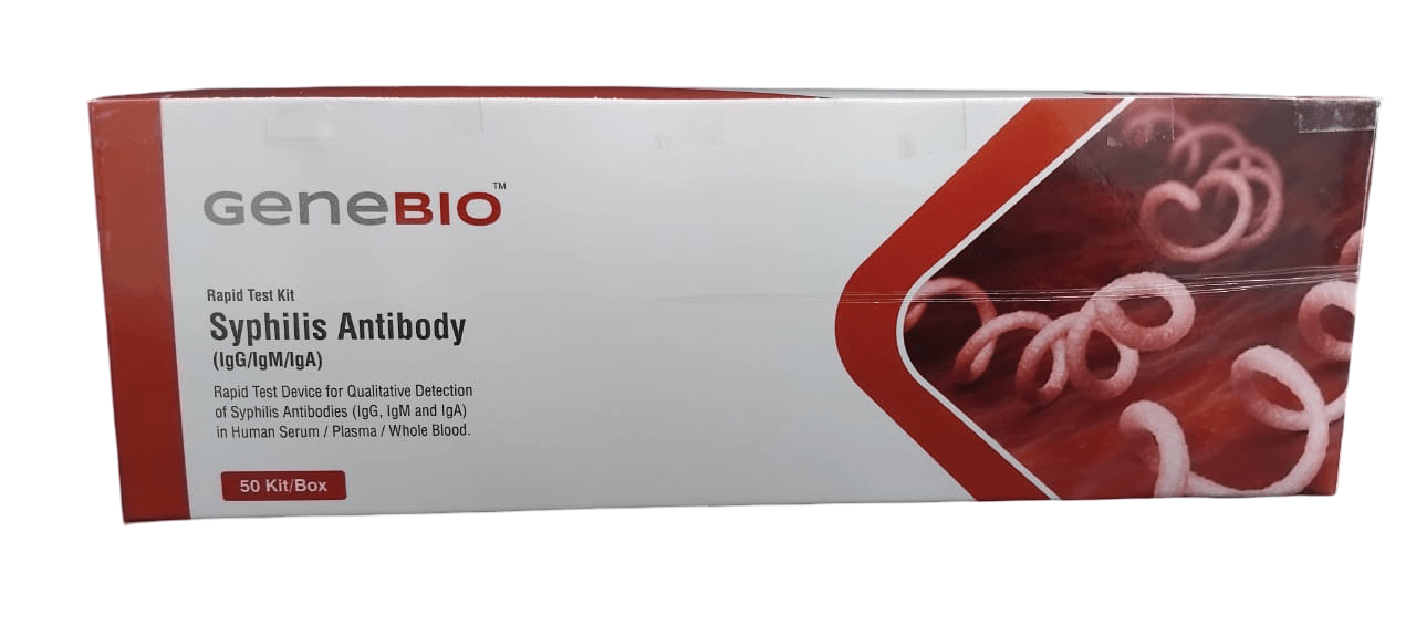 GeneBio Syphilis Ab - WB Rapid Test Kit - Global Surgicals