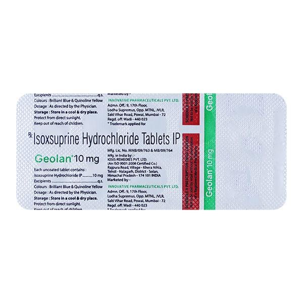 GEOLAN 10mg Tablet 10's - Global Surgicals