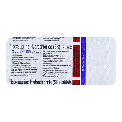 GEOLAN SR 40 Tablet 10's - Global Surgicals