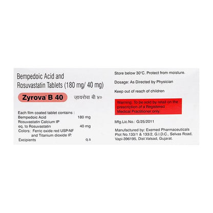 ZYROVA B 40 Tablet 10's