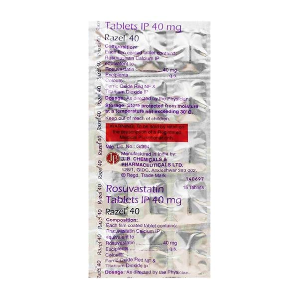 RAZEL 40 Tablet 15's