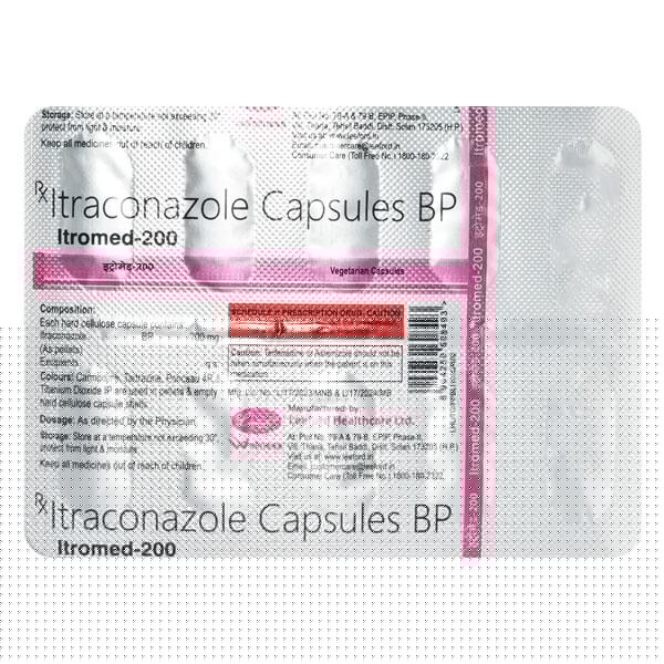 ITROMED 200 Capsule 10's