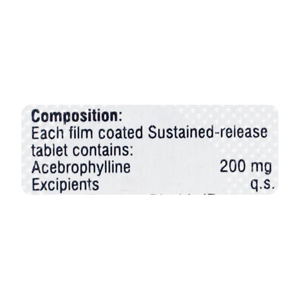 ACEVEL SR 200mg Tablet 10's
