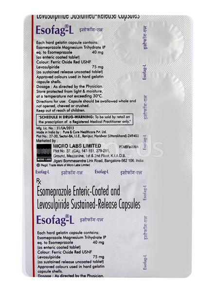 Esofag L Capsule 10'S