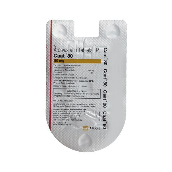 Caat 80mg Tablet 10'S