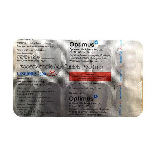 URSODMUS 300 Tablet 10's