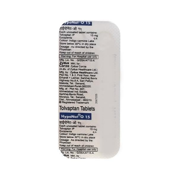 Hyponat O 15mg Tablet 10'S