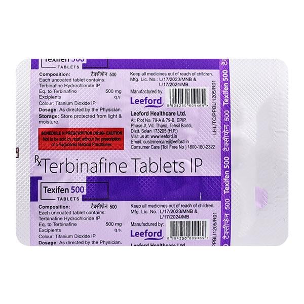 TEXIFEN 500mg Tablet 7's