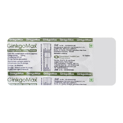 GINKGOMAX Tablet 10's - Global Surgicals