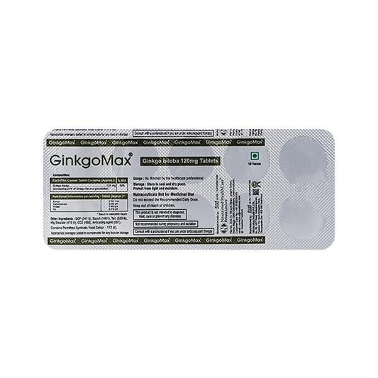 GINKGOMAX Tablet 10's - Global Surgicals