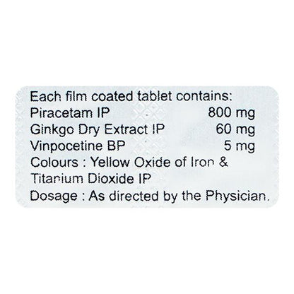 GINKOLYST Tablet 10's - Global Surgicals