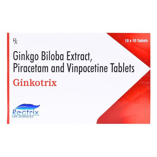 GINKOTRIX Tablet 10's - Global Surgicals