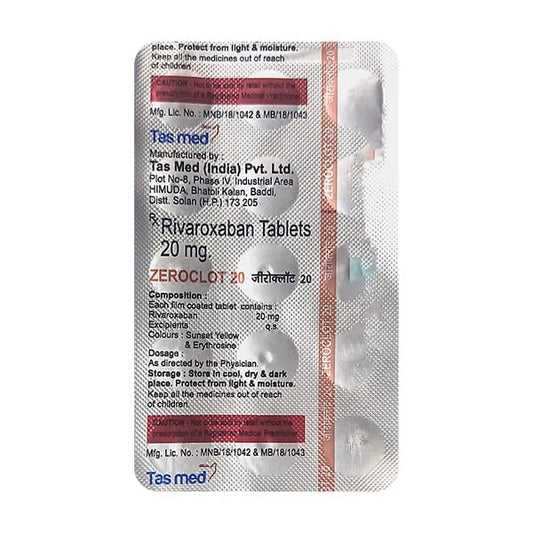 ZEROCLOT 20 Tablet 15's