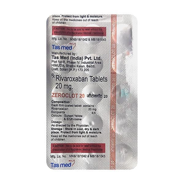 ZEROCLOT 20 Tablet 15's