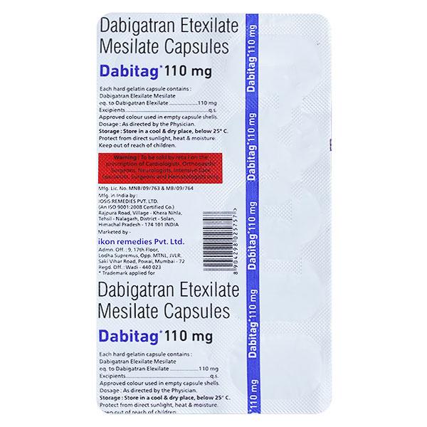 DABITAG 110mg Capsule 10's