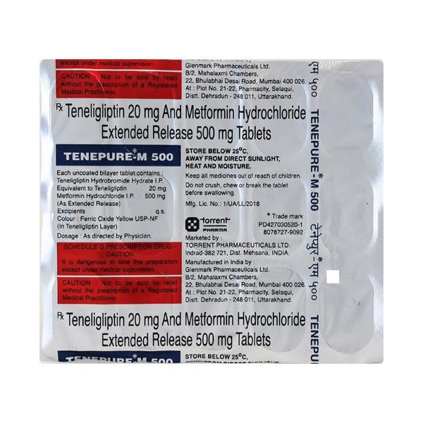 TENEPURE M 500 Tablet 15's